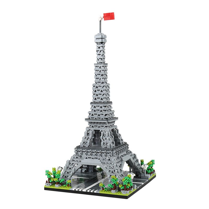 FUN IMAGINATION LZ8002 8002 non  THÁP EIFFEL bộ đồ chơi xếp lắp ráp ghép mô hình Buildings 4173 khối