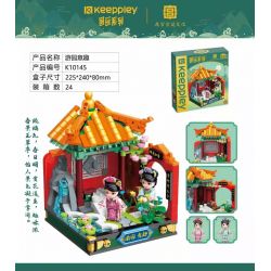 KEEPPLEY K10145 10145 non  CHƠI NHÀ NƯỚC DU LỊCH bộ đồ chơi xếp lắp ráp ghép mô hình Brickheadz Nhân Vật Đầu To