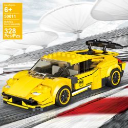 ACHKO 50011 IBLOCK PL-921-298 921-298 PL921-298 REBRICKABLE MOC non  LAMBORGHINI HURACAN EVO. bộ đồ chơi xếp lắp ráp ghép mô hình  LAMBORGHINI HURACAN EVO 8STUD WIDE SPEED CHAMPIONS SIZE Kỹ Thuật Công Nghệ Cao Mô Hình Phương Tiện 382 khối