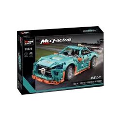 Decool 33024 Jisi 33024 non  TRẬN SẤM SÉT KÉO LẠI XE bộ đồ chơi xếp lắp ráp ghép mô hình  Kỹ Thuật Công Nghệ Cao Mô Hình Phương Tiện 1294 khối