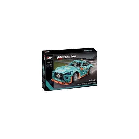 Decool 33024 Jisi 33024 non  TRẬN SẤM SÉT KÉO LẠI XE bộ đồ chơi xếp lắp ráp ghép mô hình  Kỹ Thuật Công Nghệ Cao Mô Hình Phương Tiện 1294 khối