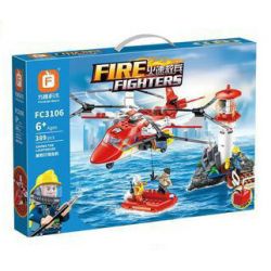 FORANGE FC3106 3106 non  GIẢI CỨU CUỘC KHỦNG HOẢNG NGỌN HẢI ĐĂNG bộ đồ chơi xếp lắp ráp ghép mô hình Fire Rescure FIRE FIGHTERS Cứu Hỏa 389 khối