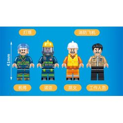 FORANGE FC3106 3106 non  GIẢI CỨU CUỘC KHỦNG HOẢNG NGỌN HẢI ĐĂNG bộ đồ chơi xếp lắp ráp ghép mô hình Fire Rescure FIRE FIGHTERS Cứu Hỏa 389 khối