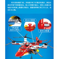 FORANGE FC3106 3106 non  GIẢI CỨU CUỘC KHỦNG HOẢNG NGỌN HẢI ĐĂNG bộ đồ chơi xếp lắp ráp ghép mô hình Fire Rescure FIRE FIGHTERS Cứu Hỏa 389 khối