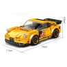 ACHKO 50008 YIMU 77010 GAOMISI T1013 1013 REBRICKABLE MOC-47766 47766 MOC47766 non  PORSCHE 911 TURBO bộ đồ chơi xếp lắp ráp ghép mô hình Racers Đua Tốc Độ 317 khối