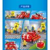 FORANGE FC3105 3105 non  BÌNH CỨU HỎA PHUN NƯỚC bộ đồ chơi xếp lắp ráp ghép mô hình Fire Rescure FIRE FIGHTERS 455 khối