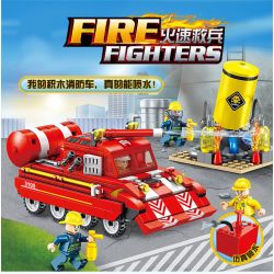 FORANGE FC3105 3105 non  BÌNH CỨU HỎA PHUN NƯỚC bộ đồ chơi xếp lắp ráp ghép mô hình Fire Rescure FIRE FIGHTERS 455 khối
