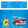 FORANGE FC3103 3103 non  XE CHỮA CHÁY DẠNG THANG bộ đồ chơi xếp lắp ráp ghép mô hình Fire Rescure FIRE FIGHTERS Cứu Hỏa 276 khối