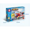FORANGE FC3103 3103 non  XE CHỮA CHÁY DẠNG THANG bộ đồ chơi xếp lắp ráp ghép mô hình Fire Rescure FIRE FIGHTERS Cứu Hỏa 276 khối