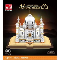 BEAUTY AND 13012 non  CUỐN SÁCH TAJ MAHAL bộ đồ chơi xếp lắp ráp ghép mô hình Buildings MAGIC BOOK 768 khối