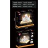 BEAUTY AND 13012 non  CUỐN SÁCH TAJ MAHAL bộ đồ chơi xếp lắp ráp ghép mô hình Buildings MAGIC BOOK 768 khối