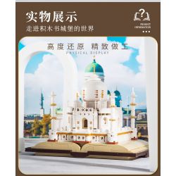 BEAUTY AND 13012 non  CUỐN SÁCH TAJ MAHAL bộ đồ chơi xếp lắp ráp ghép mô hình Buildings MAGIC BOOK 768 khối