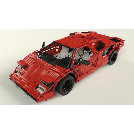 REBRICKABLE MOC-16967 16967 MOC16967 non  LAMBORGINI COUNTACH LP400 1974 bộ đồ chơi xếp lắp ráp ghép mô hình  LAMBORGHINI COUNTACH LP400 1974 Kỹ Thuật Công Nghệ Cao Mô Hình Phương Tiện 3167 khối