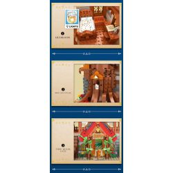 REOBRIX 66008 non  NHÀ TRÊN CÂY bộ đồ chơi xếp lắp ráp ghép mô hình Medieval Castle TREE HOUSE Chiến Tranh Trung Cổ 2566 khối