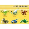 SLUBAN M38-B0796 B0796 0796 M38B0796 38-B0796 non  BLIND BOX DINOSAUR SERIES 6 RỒNG TAM GIÁC KẾT HỢP LỚP PHỦ bộ đồ chơi xếp lắp ráp ghép mô hình Jurassic World QBRICKS EGG Thế Giới Khủng Long