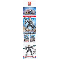 SEMBO 108688 non  KẺ THÙ CỰC ĐOAN bộ đồ chơi xếp lắp ráp ghép mô hình Ultraman ULTRAMAN HEROES Vệ Binh Vũ Trụ Siêu Nhân Điện Quang 542 khối