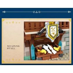 REOBRIX 66005 non  CỬA HÀNG THỢ RÈN THỜI TRUNG CỔ bộ đồ chơi xếp lắp ráp ghép mô hình Medieval Castle MEDIEVAL BLACKSMITH Chiến Tranh Trung Cổ 2366 khối