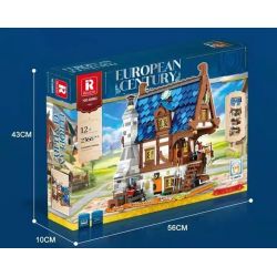 REOBRIX 66005 non  CỬA HÀNG THỢ RÈN THỜI TRUNG CỔ bộ đồ chơi xếp lắp ráp ghép mô hình Medieval Castle MEDIEVAL BLACKSMITH Chiến Tranh Trung Cổ 2366 khối