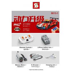 SEMBO 701950 SHENG YUAN SY 8613 8613-1 non  FERRARI 488 GTE. tỷ lệ 1:14 bộ đồ chơi xếp lắp ráp ghép mô hình  Kỹ Thuật Công Nghệ Cao Mô Hình Phương Tiện 1206 khối