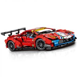 SEMBO 701950 SHENG YUAN SY 8613 8613-1 non  FERRARI 488 GTE. tỷ lệ 1:14 bộ đồ chơi xếp lắp ráp ghép mô hình  Kỹ Thuật Công Nghệ Cao Mô Hình Phương Tiện 1206 khối