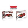 SEMBO 701950 SHENG YUAN SY 8613 8613-1 non  FERRARI 488 GTE. tỷ lệ 1:14 bộ đồ chơi xếp lắp ráp ghép mô hình  Kỹ Thuật Công Nghệ Cao Mô Hình Phương Tiện 1206 khối