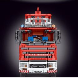 TA GAOLE T4008 4008 non  XE PHUN NƯỚC 1:10 tỷ lệ 1:10 bộ đồ chơi xếp lắp ráp ghép mô hình  FIRE ENGINEERING Kỹ Thuật Công Nghệ Cao Mô Hình Phương Tiện 4629 khối