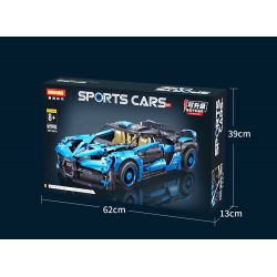 MOYU BLOCK MY88008 88008 non  SAO CỨU HỎA BUGATTI. bộ đồ chơi xếp lắp ráp ghép mô hình  BUGATTI BOLIDE Kỹ Thuật Công Nghệ Cao Mô Hình Phương Tiện 3101 khối