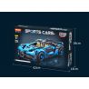 MOYU BLOCK MY88008 88008 non  SAO CỨU HỎA BUGATTI. bộ đồ chơi xếp lắp ráp ghép mô hình  BUGATTI BOLIDE Kỹ Thuật Công Nghệ Cao Mô Hình Phương Tiện 3101 khối