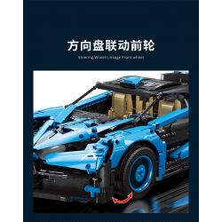 MOYU BLOCK MY88008 88008 non  SAO CỨU HỎA BUGATTI. bộ đồ chơi xếp lắp ráp ghép mô hình  BUGATTI BOLIDE Kỹ Thuật Công Nghệ Cao Mô Hình Phương Tiện 3101 khối