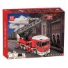 MouldKing 17022 Mould King 17022 REBRICKABLE MOC-60361 60361 MOC60361 non  XE THANG CHỮA CHÁY bộ đồ chơi xếp lắp ráp ghép mô hình  SCANIA L FIRE ENGINE WITH TURNTABLE LADDER FULL RC Kỹ Thuật Công Nghệ Cao Mô Hình Phương Tiện 4886 khối