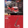 MouldKing 17022 Mould King 17022 REBRICKABLE MOC-60361 60361 MOC60361 non  XE THANG CHỮA CHÁY bộ đồ chơi xếp lắp ráp ghép mô hình  SCANIA L FIRE ENGINE WITH TURNTABLE LADDER FULL RC Kỹ Thuật Công Nghệ Cao Mô Hình Phương Tiện 4886 khối