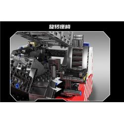 MouldKing 17022 Mould King 17022 REBRICKABLE MOC-60361 60361 MOC60361 non  XE THANG CHỮA CHÁY bộ đồ chơi xếp lắp ráp ghép mô hình  SCANIA L FIRE ENGINE WITH TURNTABLE LADDER FULL RC Kỹ Thuật Công Nghệ Cao Mô Hình Phương Tiện 4886 khối