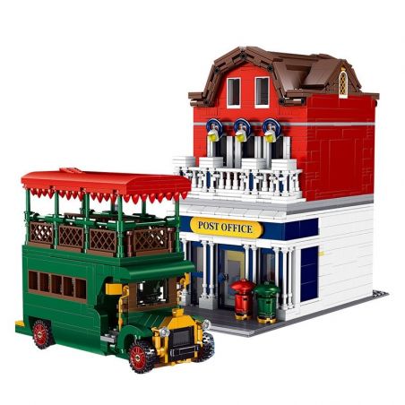 MouldKing 11001 Mould King 11001 non  YUXING DREAMLAND BƯU ĐIỆN bộ đồ chơi xếp lắp ráp ghép mô hình Disney Princess POST OFFICE Công Chúa 2179 khối