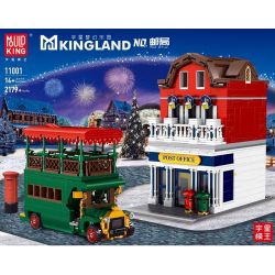 MouldKing 11001 Mould King 11001 non  YUXING DREAMLAND BƯU ĐIỆN bộ đồ chơi xếp lắp ráp ghép mô hình Disney Princess POST OFFICE Công Chúa 2179 khối