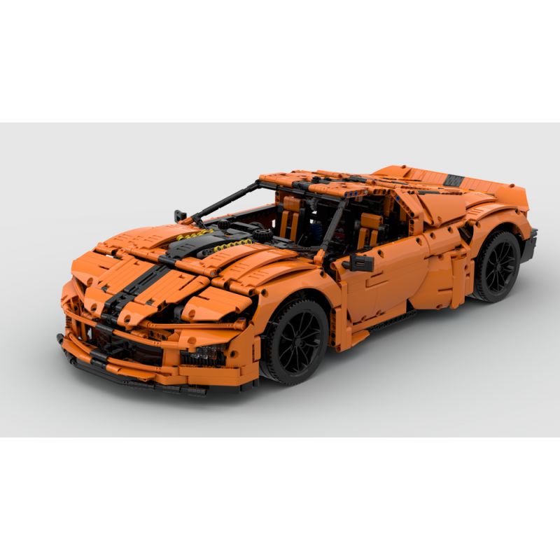 REBRICKABLE MOC-47799 47799 MOC47799 non  FUSION GT Z88 tỷ lệ 1:8 bộ đồ chơi xếp lắp ráp ghép mô hình 3594 khối