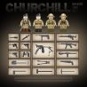 QuanGuan 100238 Quan Guan 100238 non  XE TĂNG BỘ BINH CHURCHILL MK.I CỦA ANH bộ đồ chơi xếp lắp ráp ghép mô hình Military Army CHURCHILL INFANTRY TANK MK.I Quân Sự Bộ Đội 1031 khối