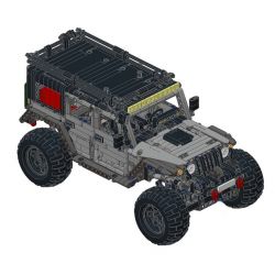 MouldKing 15009 Mould King 15009 REBRICKABLE MOC-30364 30364 MOC30364 non  SUV bộ đồ chơi xếp lắp ráp ghép mô hình  RC JEEP WRANGLER - EXPEDITION Kỹ Thuật Công Nghệ Cao Mô Hình Phương Tiện 1363 khối