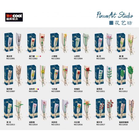 Decool 52001 52002 52003 52004 52005 52006 52007 52008 52009 52010 52011 52012 52013 52014 52015 52016 52017 52018 Jisi 52001 52002 52003 52004 52005 52006 52007 52008 52009 52010 52011 52012 52013 52014 52015 52016 52017 52018 non  HỘI THẢO HOA 18. bộ đồ chơi xếp lắp ráp ghép mô hình Creator Expert FLOWER ART STUDIO Chuyên Gia Sáng Tạo 1565 khối