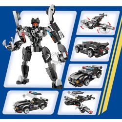 FORANGE FC1002 1002 non  MÁY LẮC ĐẤT bộ đồ chơi xếp lắp ráp ghép mô hình Lung Tung Thuộc Nhiều Thể Loại TRANSFORMED MARS 423 khối