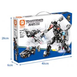 FORANGE FC1002 1002 non  MÁY LẮC ĐẤT bộ đồ chơi xếp lắp ráp ghép mô hình Lung Tung Thuộc Nhiều Thể Loại TRANSFORMED MARS 423 khối