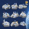 PanlosBrick 633080 Panlos Brick 633080 non  TRẠM VŨ TRỤ 25 THAY ĐỔI bộ đồ chơi xếp lắp ráp ghép mô hình Space SPACE STATION Thám Hiểm Không Gian 573 khối