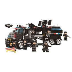 WOMA C0572 0572 non  TÀU SÂN BAY VŨ TRANG HẠNG NẶNG HUNTER bộ đồ chơi xếp lắp ráp ghép mô hình City SWAT CORPS Thành Phố 904 khối