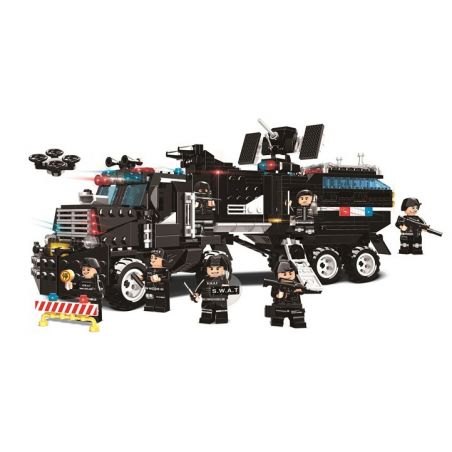 WOMA C0572 0572 non  TÀU SÂN BAY VŨ TRANG HẠNG NẶNG HUNTER bộ đồ chơi xếp lắp ráp ghép mô hình City SWAT CORPS Thành Phố 904 khối