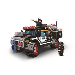 WOMA C0578 0578 non  XE BỌC THÉP SWAT bộ đồ chơi xếp lắp ráp ghép mô hình City SWAT CORPS Thành Phố 663 khối