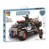 WOMA C0578 0578 non  XE BỌC THÉP SWAT bộ đồ chơi xếp lắp ráp ghép mô hình City SWAT CORPS Thành Phố 663 khối
