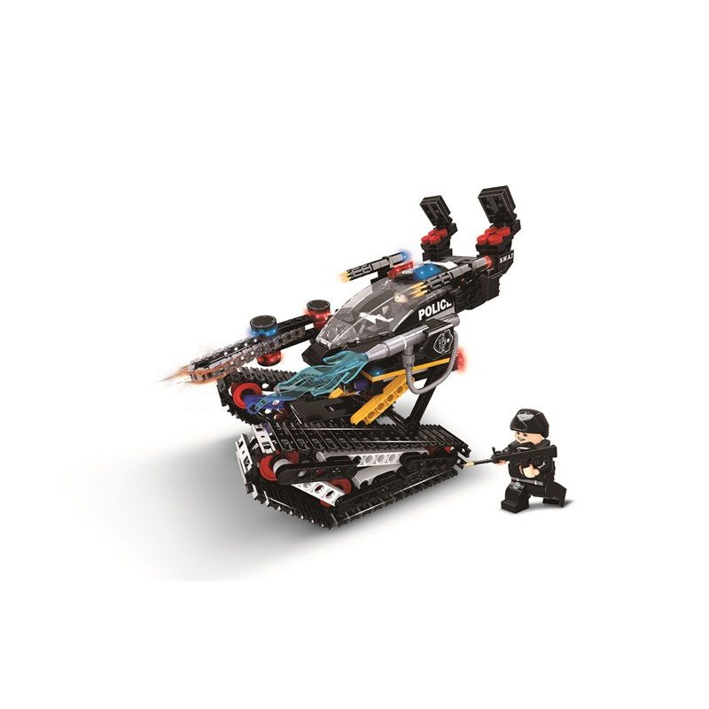 WOMA C0576 0576 non  STINGER - PHƯƠNG TIỆN CHIẾN ĐẤU BÁNH XÍCH bộ đồ chơi xếp lắp ráp ghép mô hình City SWAT CORPS Thành Phố 501 khối