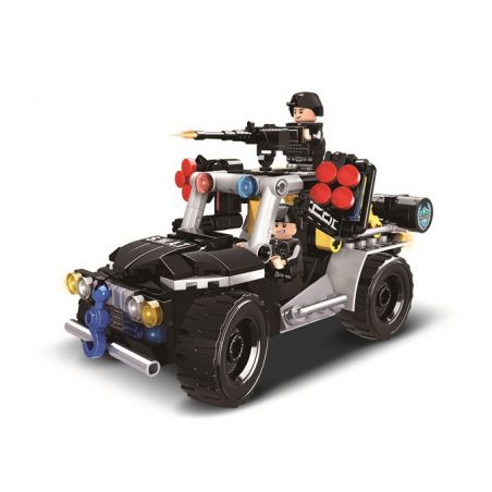 WOMA C0573 0573 non  PATHFINDER - XE TUẦN TRA CỦA CẢNH SÁT bộ đồ chơi xếp lắp ráp ghép mô hình City SWAT CORPS Thành Phố 378 khối