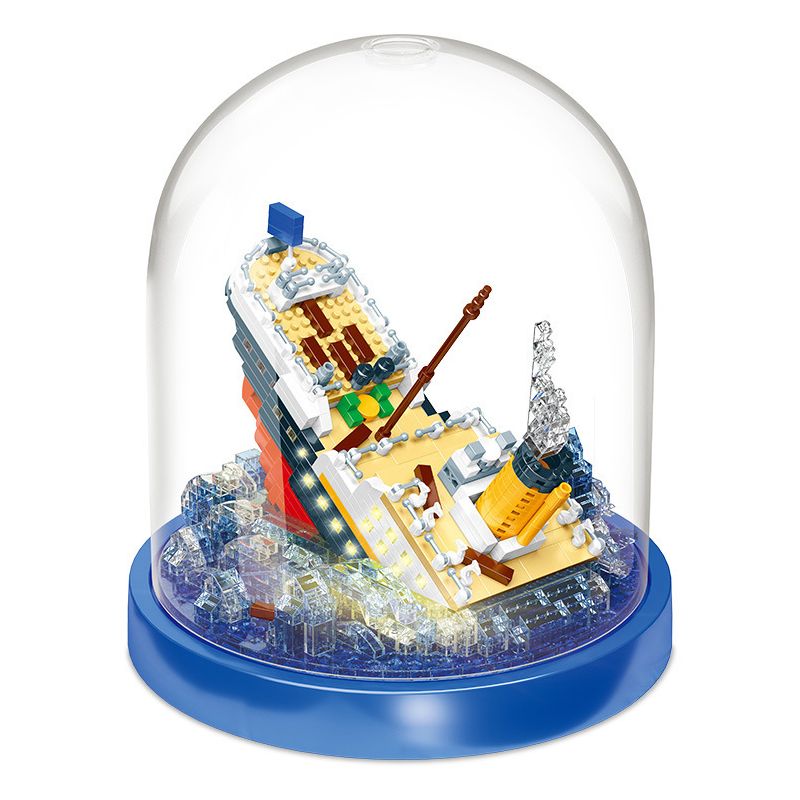 MOYU BLOCK MY97091 97091 non  VỤ ĐẮM TÀU ​​TITANIC bộ đồ chơi xếp lắp ráp ghép mô hình 1327 khối