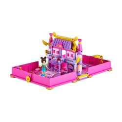 GUDI 9039 non  CUỐN SÁCH NGÔI NHÀ BÚP BÊ NHỎ bộ đồ chơi xếp lắp ráp ghép mô hình Yeloli 277 khối