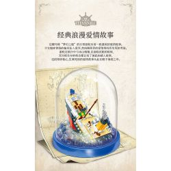 MOYU BLOCK MY97091 97091 non  VỤ ĐẮM TÀU ​​TITANIC bộ đồ chơi xếp lắp ráp ghép mô hình 1327 khối